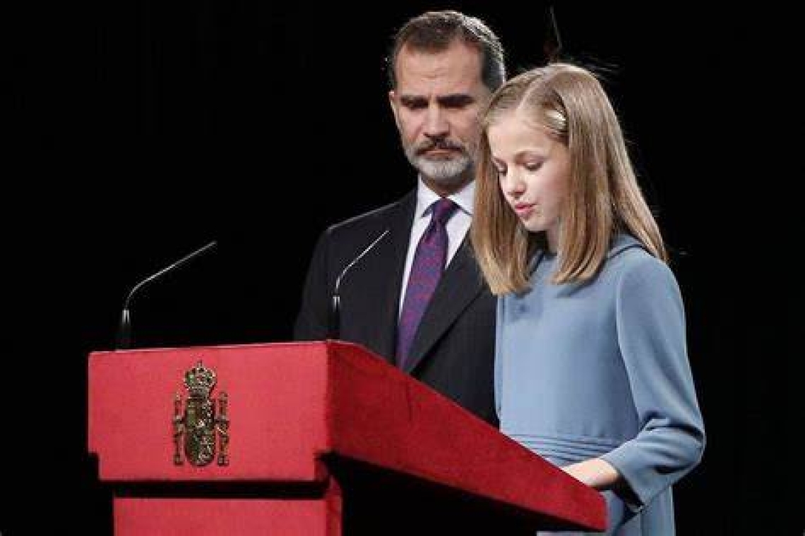 Espagne : La princesse leonor prête allégeance à la constitution